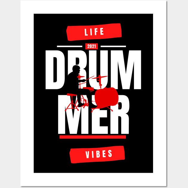 drummer Wall Art by district28